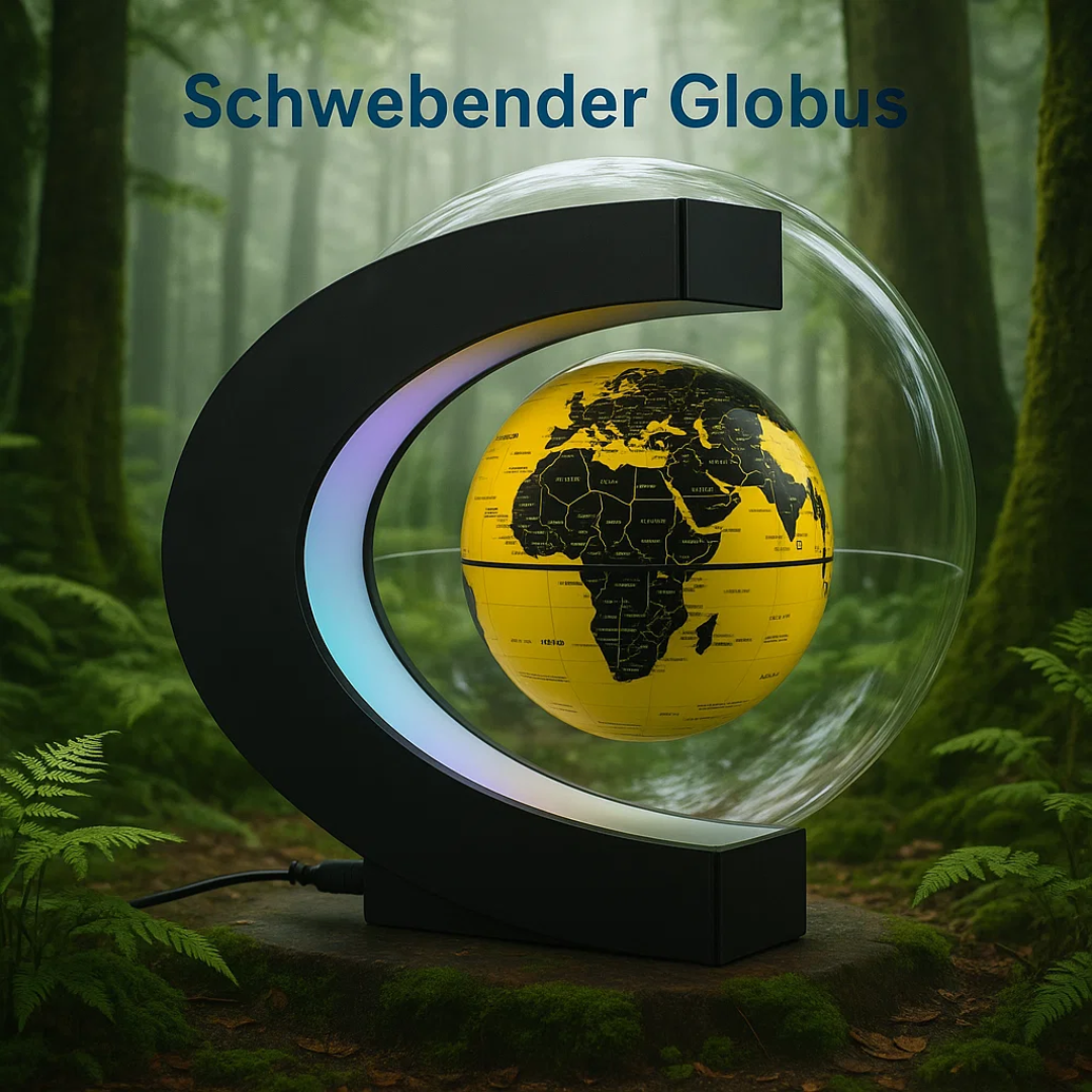 LED World Globe with Magnetic Suspension – Floating Globe Lamp