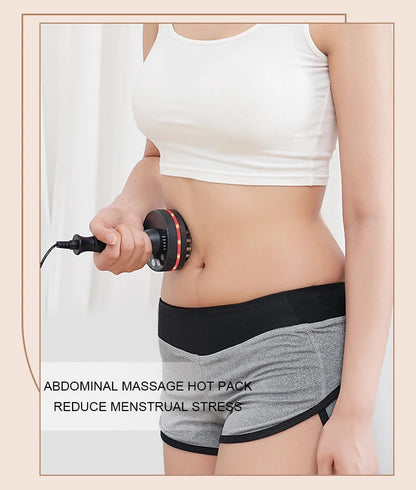 Heat-Enabled Electric Gua Sha Massager | Microcurrent Massage Brush for Back, Arms, Legs & Muscle Relief