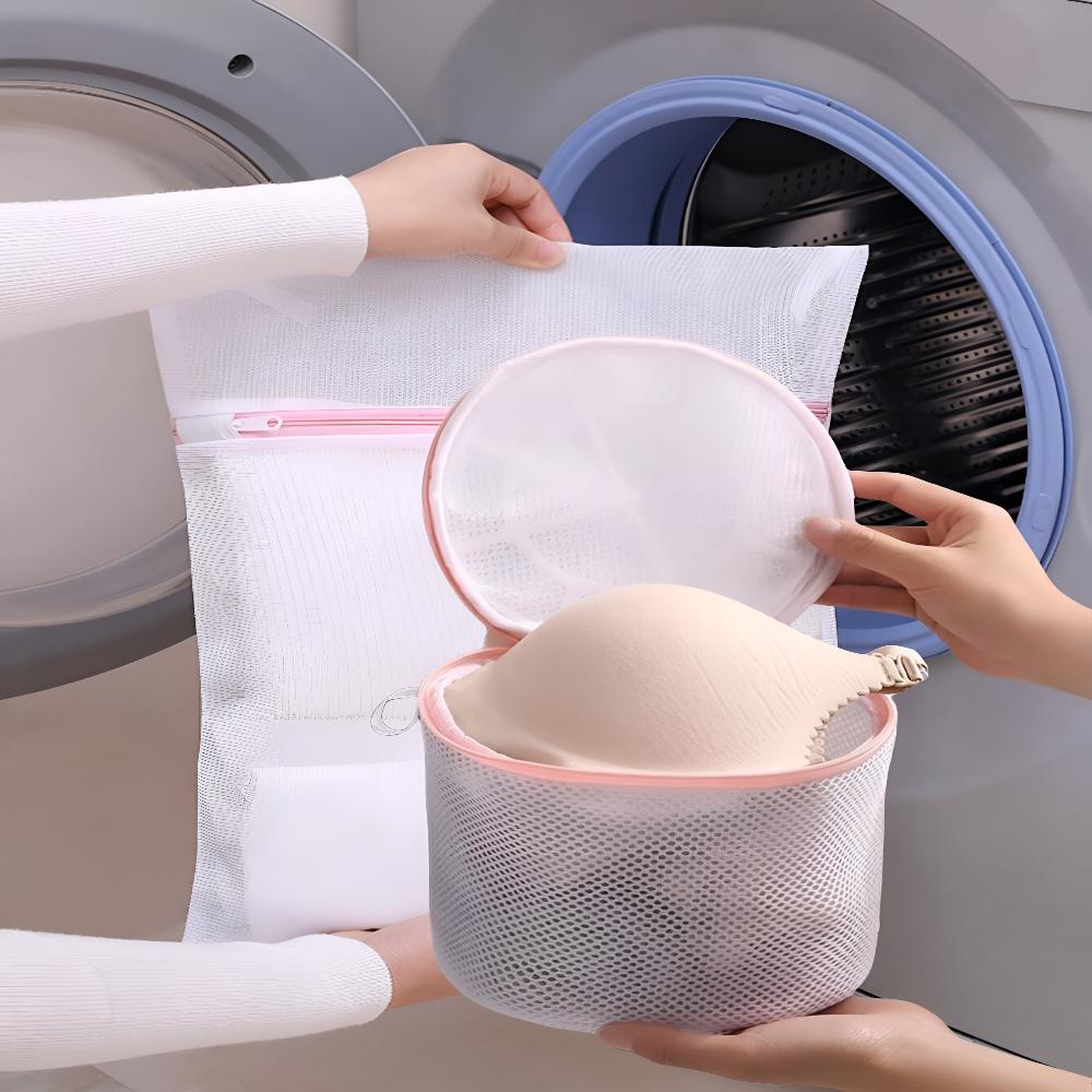 Smart Mesh Laundry Organizers for Effortless Washing