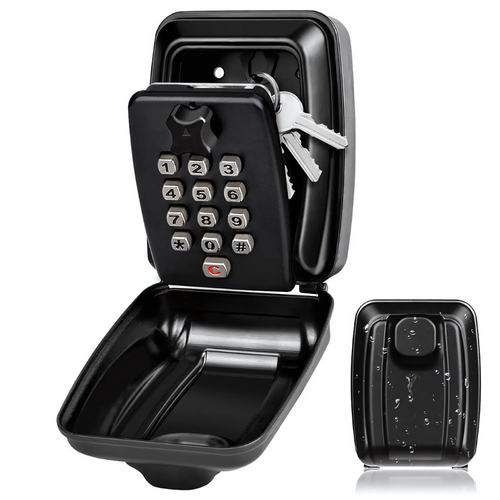 Weatherproof Key Box for Outdoor Use – Wall-Mounted Security Storage