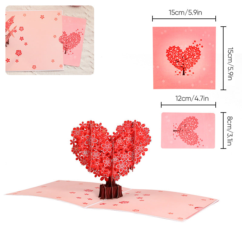 Elegant 3D Floral Pop-Up Card for Mother's Day Gift