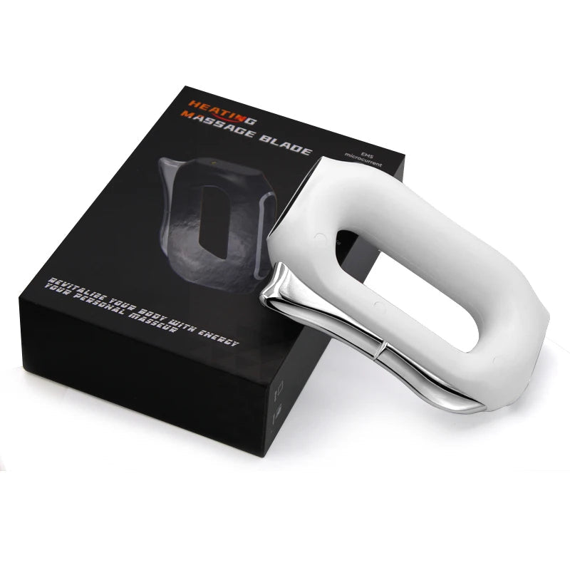 Electric Muscle Scraper with Vibration, Heat, 5 Intensities & USB Charger