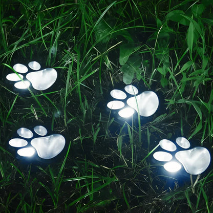 Outdoor Solar Light in Paw Shape – Energy-Saving Design