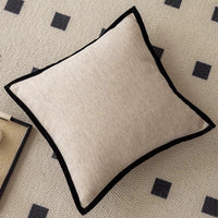 Black Edge Oatmeal Color