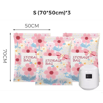 SpaceSaver Vacuum Storage Bags for Clothes & Bedding | Airtight, Reusable & Compact for Home & Travel
