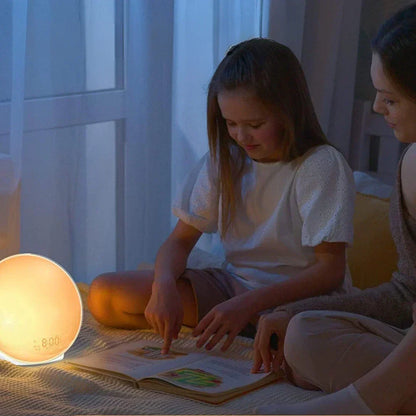 Sunrise Simulation Alarm Clock Lamp with Calming Mood Light