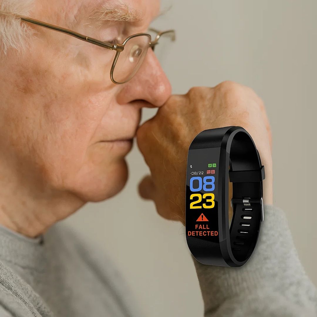 ActiveGuard Wristband – Safety & Fitness Tracker for Seniors