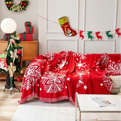 Festive Flurry Sofa Protector