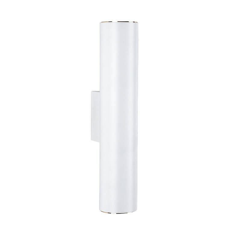 2-Light Wall Lamp in Aluminum Cylinder Design
