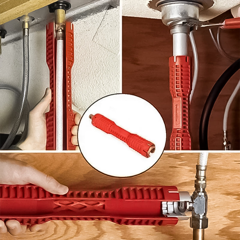 Multi-Wrench for Sinks – 8 Functions in One Tool