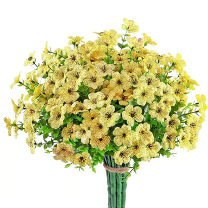 Buy 2 Get 1 Free | Colorful Artificial Flowers for Indoor and Outdoor Use