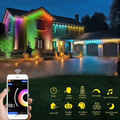 LuminousWave – Smart Color-Change Outdoor Lighting