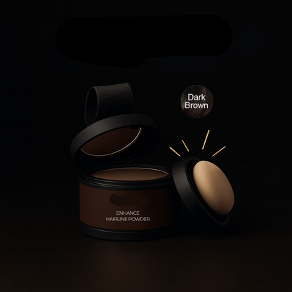 Quick Hairline Concealer Powder for a Fuller Look