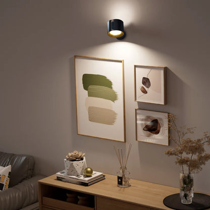 Dual-Head LED Wall Light with Touch Control