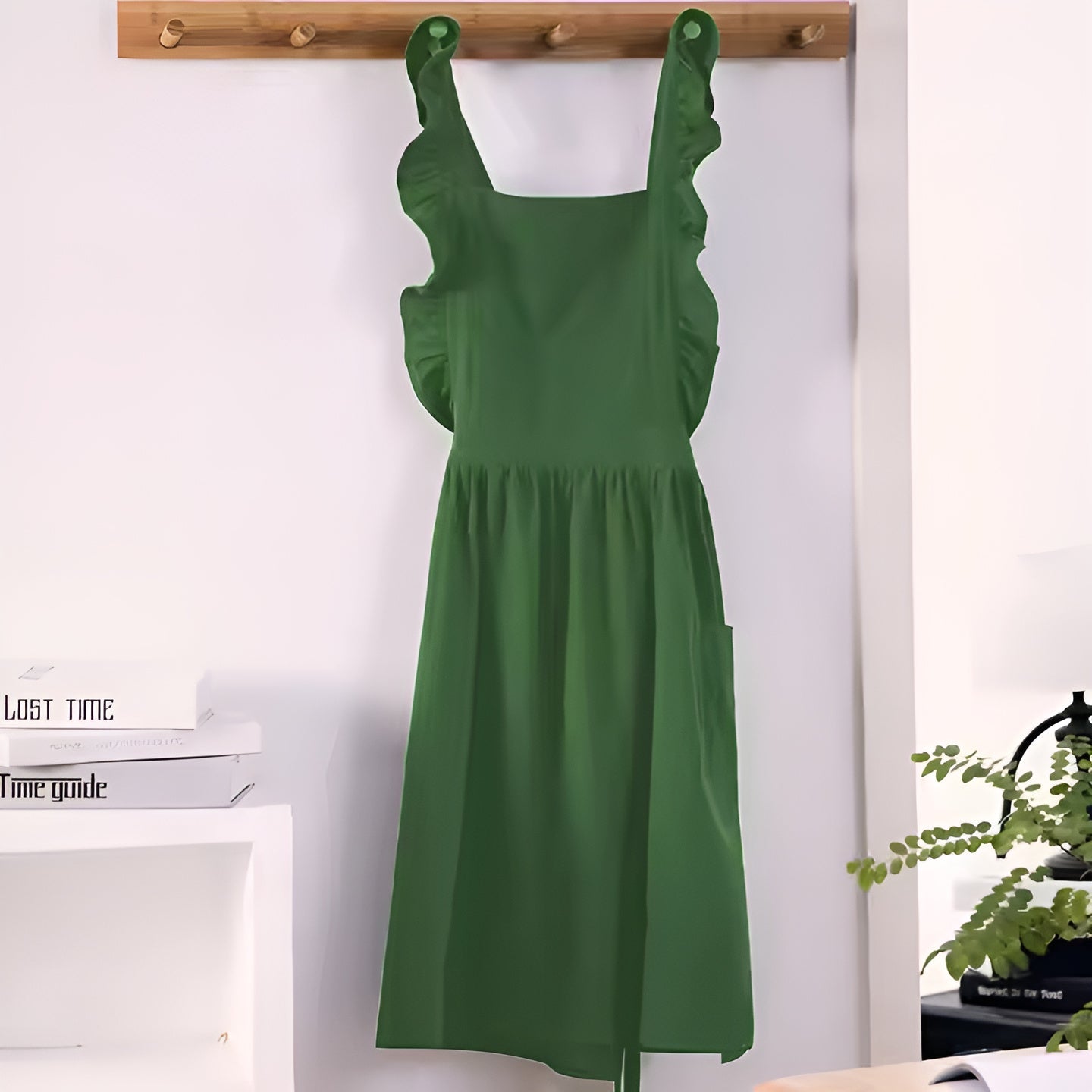 Charming Lace-Trimmed Apron for Every Occasion
