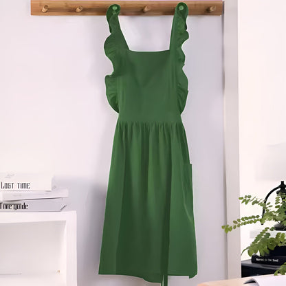 Charming Lace-Trimmed Apron for Every Occasion