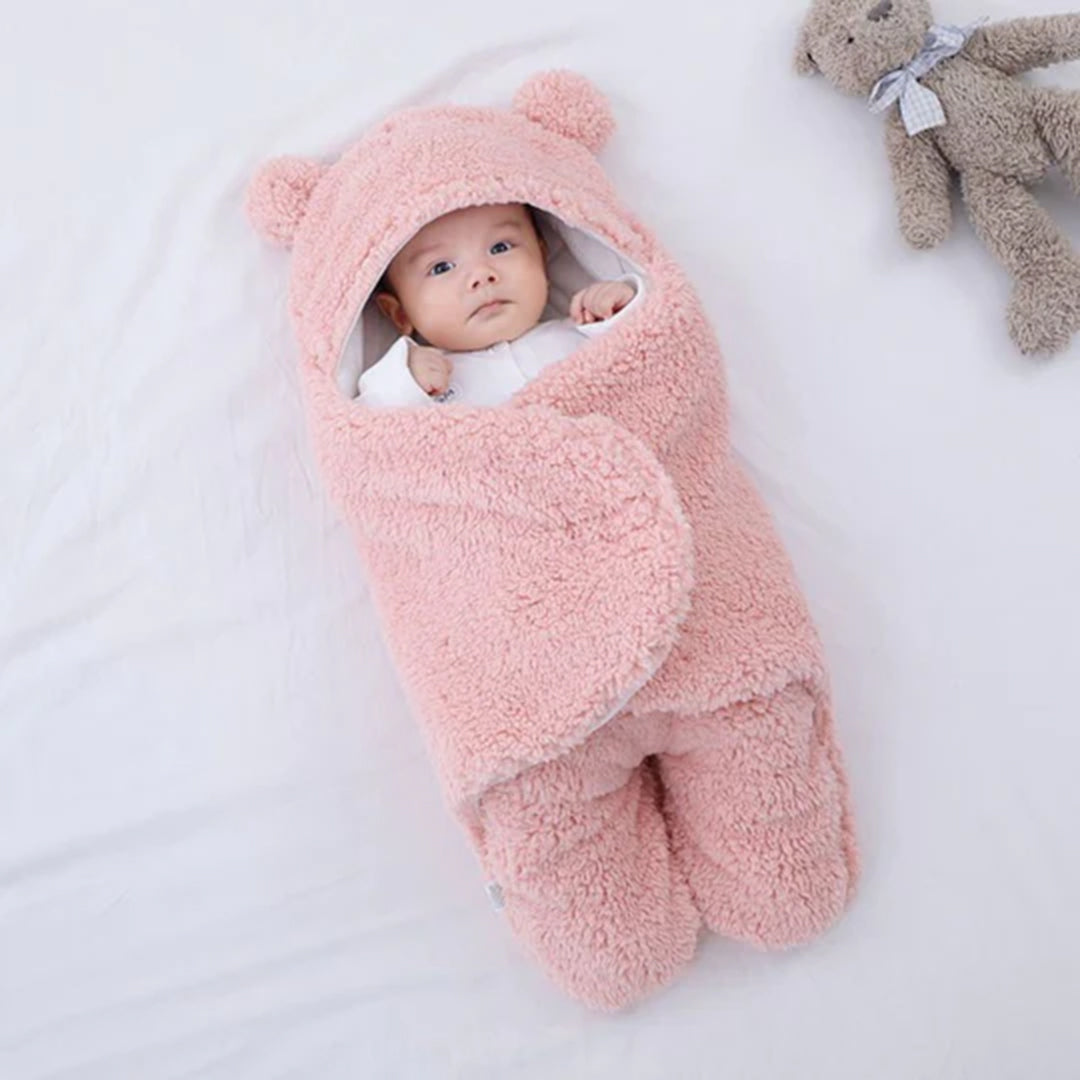 Cozy Bear Swaddle Blanket for Infants