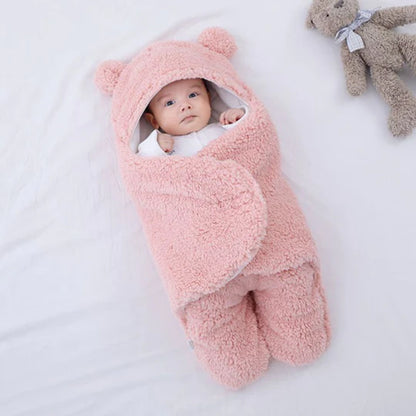 Cozy Bear Swaddle Blanket for Infants