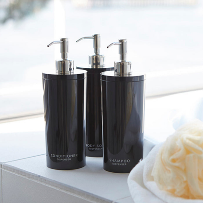 Bundle of Round Shower Dispensers for Bath Use