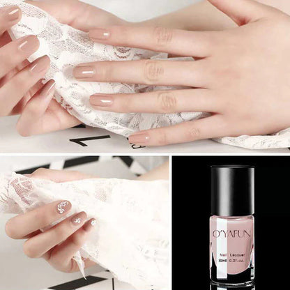 Trio of Peelable Nail Polish - Effortless Color Changes with Shine