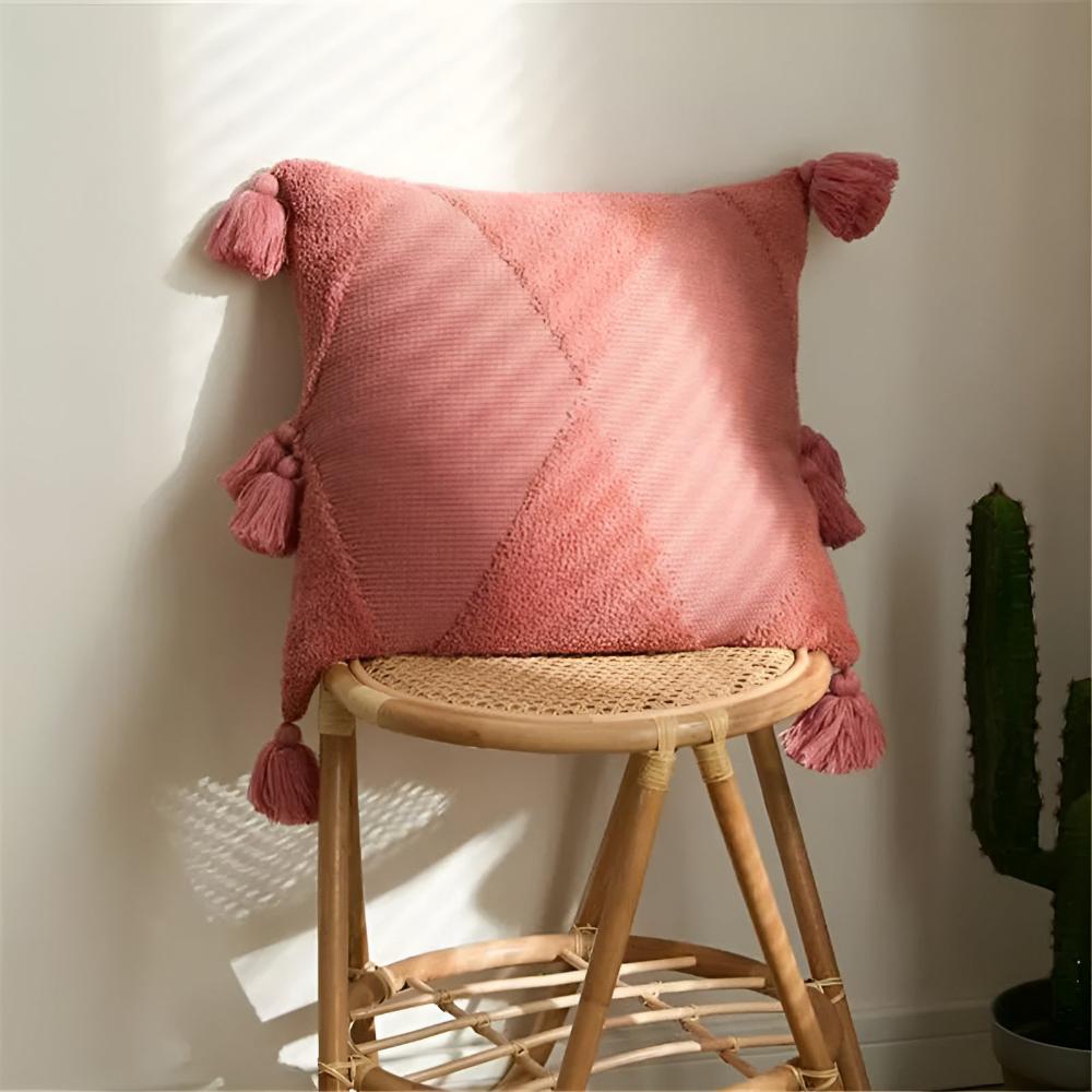 Chic Comfort Pillows with Playful Tassels