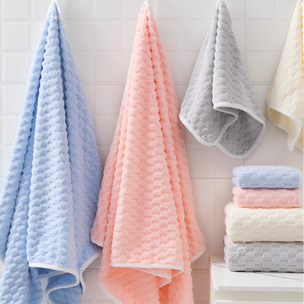 Luxurious Fleece Bath Towel Set - 2 Piece Collection