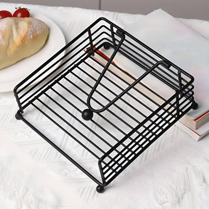 Chic Iron Napkin Organizer for Stylish Dining