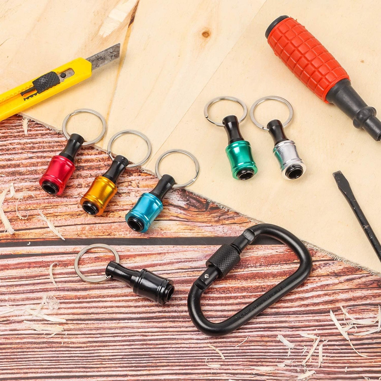 Hex Screwdriver Head Holder with 1/4" Hiking Buckle