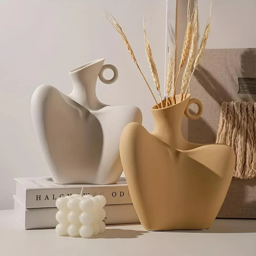 Contemporary Ceramic Vase for Floral Arrangements