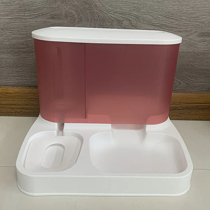 Dual Automatic Pet Feeder and Water Dispenser System
