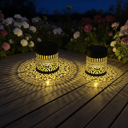 Solar Projection Light for Stylish Outdoor Atmosphere