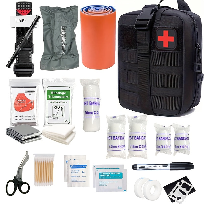 Compact First Aid Kit for Travel and Outdoor Adventures