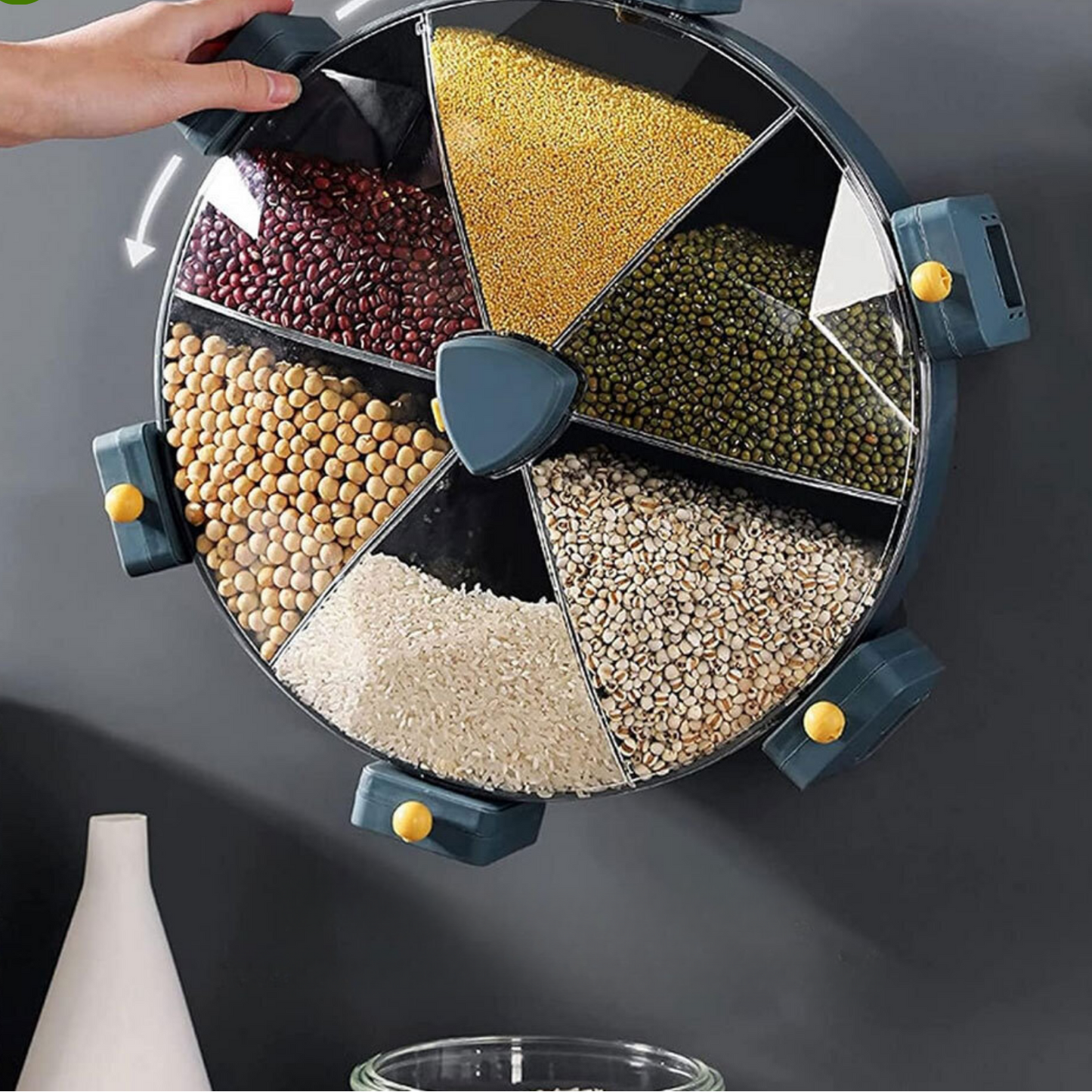Grain Storage Container – Keeps Grains Fresh and Kitchen Clean