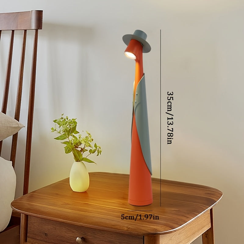 LED Table Light with Touch Control – Modern Rechargeable Desk Lamp