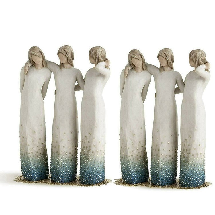 Hand-Painted Sculpted Figure – By My Side Design
