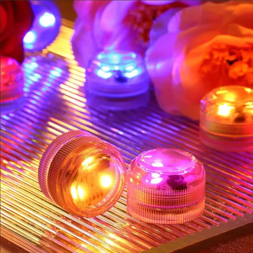 Mini Waterproof LED Underwater Lights | Remote Control | RGB Color Change