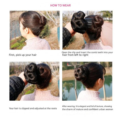 Flower-Shaped Hairpin for Quick Updo – Stylish Clip