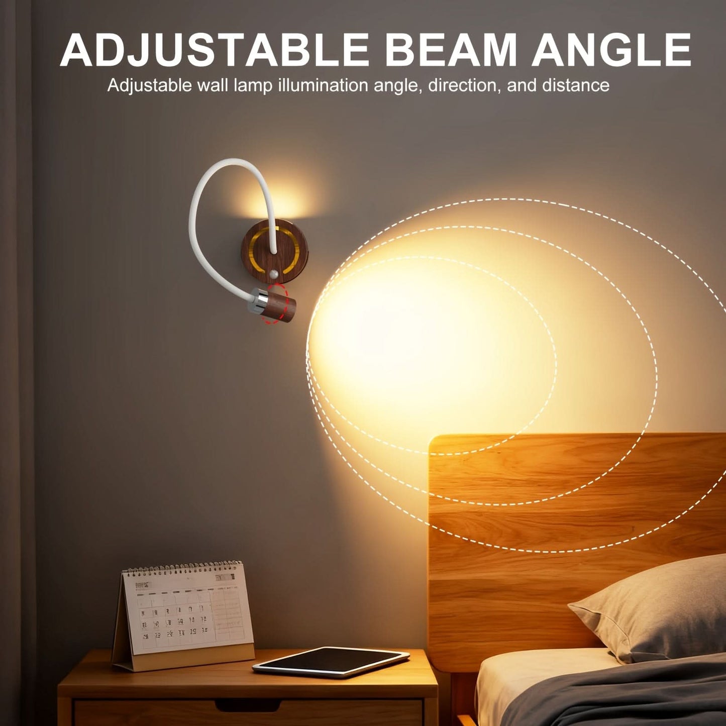 Dimmable LED Reading Lamp for Comfortable Illumination
