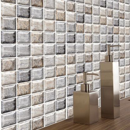 Dynamic 3D Adhesive Wall Decor Set