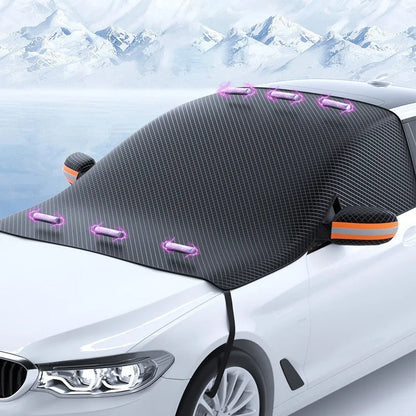 Magnetic Car Snow Cover for Year-Round Protection – Oxford Fabric