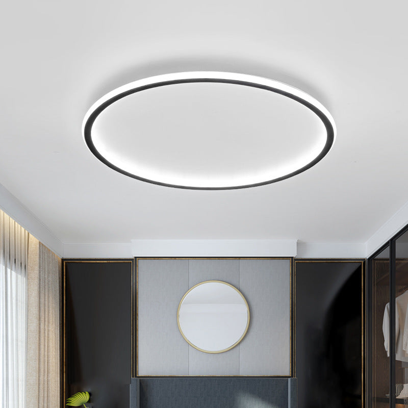 Modern Ceiling Lamp – Round Flush Mount Light for Scandinavian Living Rooms