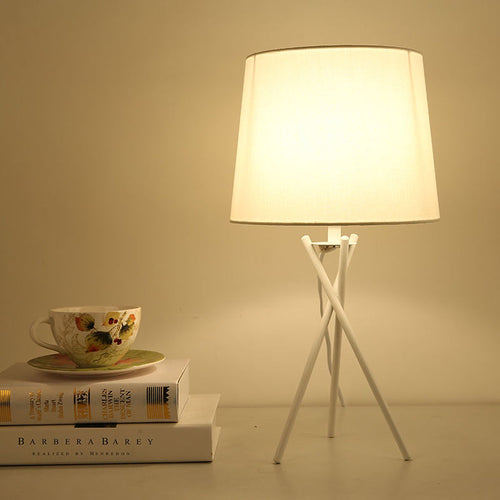 Stylish Fabric Lampshade Table Light