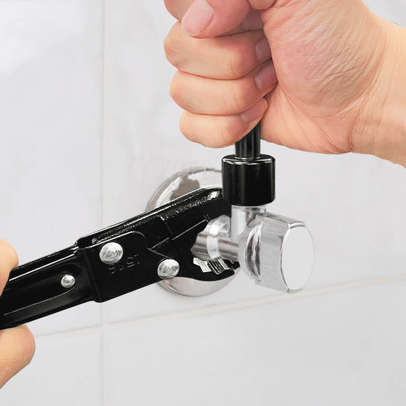 Precision Pipe Wrench Set | Adjustable Wrench & Angle Valve Tool