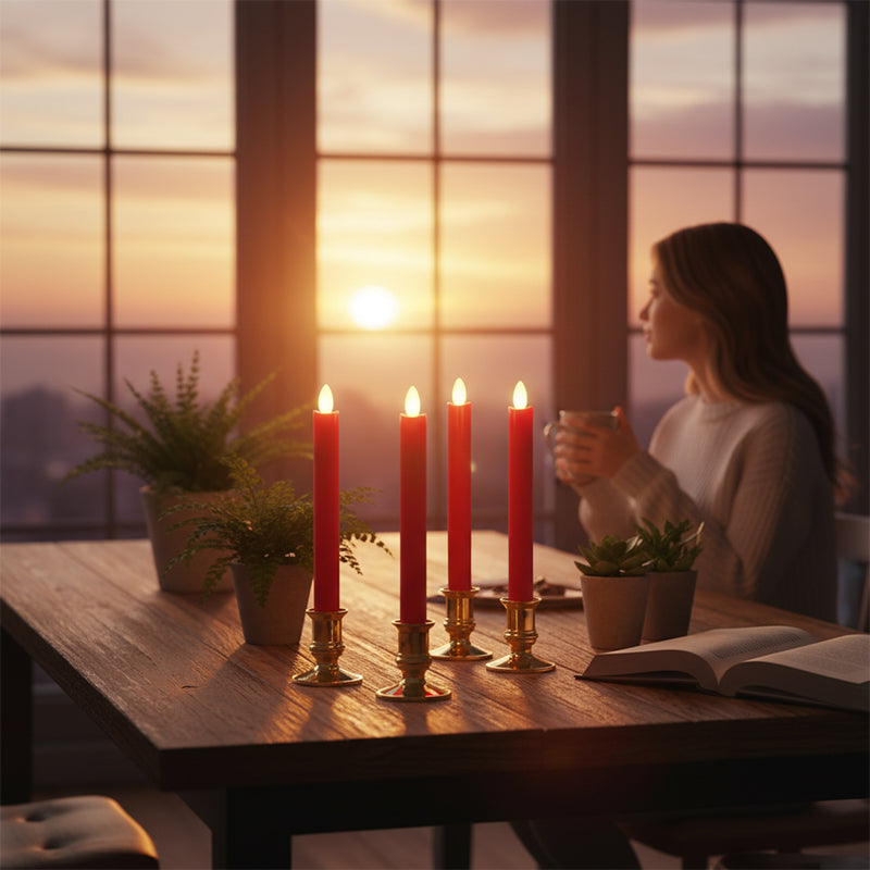 Remote-Controlled Safe Realistic Candlelight Atmosphere