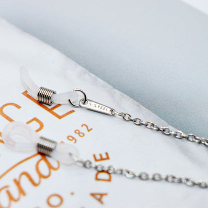 Eyewear Necklace with Alphabet Pendant
