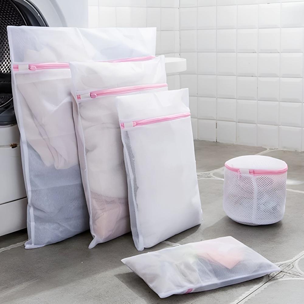 Smart Mesh Laundry Organizers for Effortless Washing