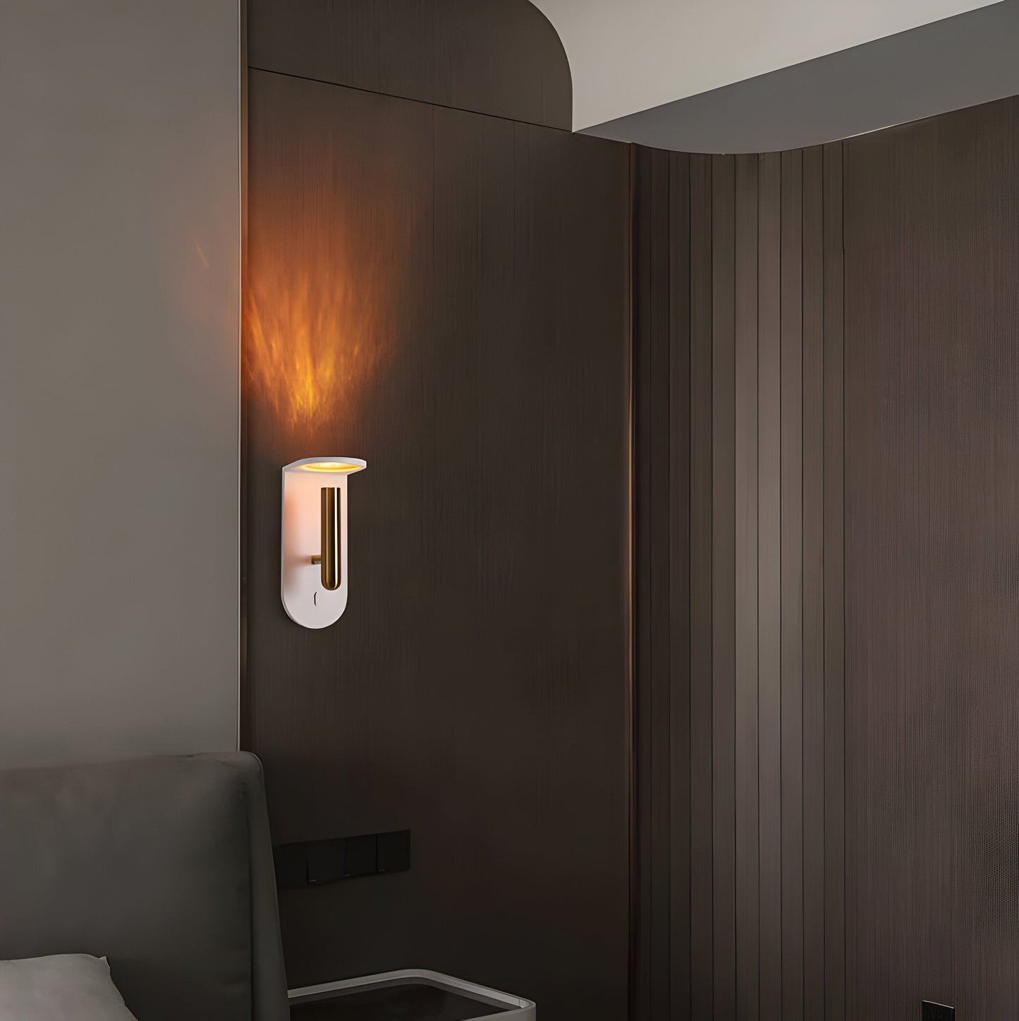 Versatile Scandinavian LED Wall Lamp with Cozy Glow