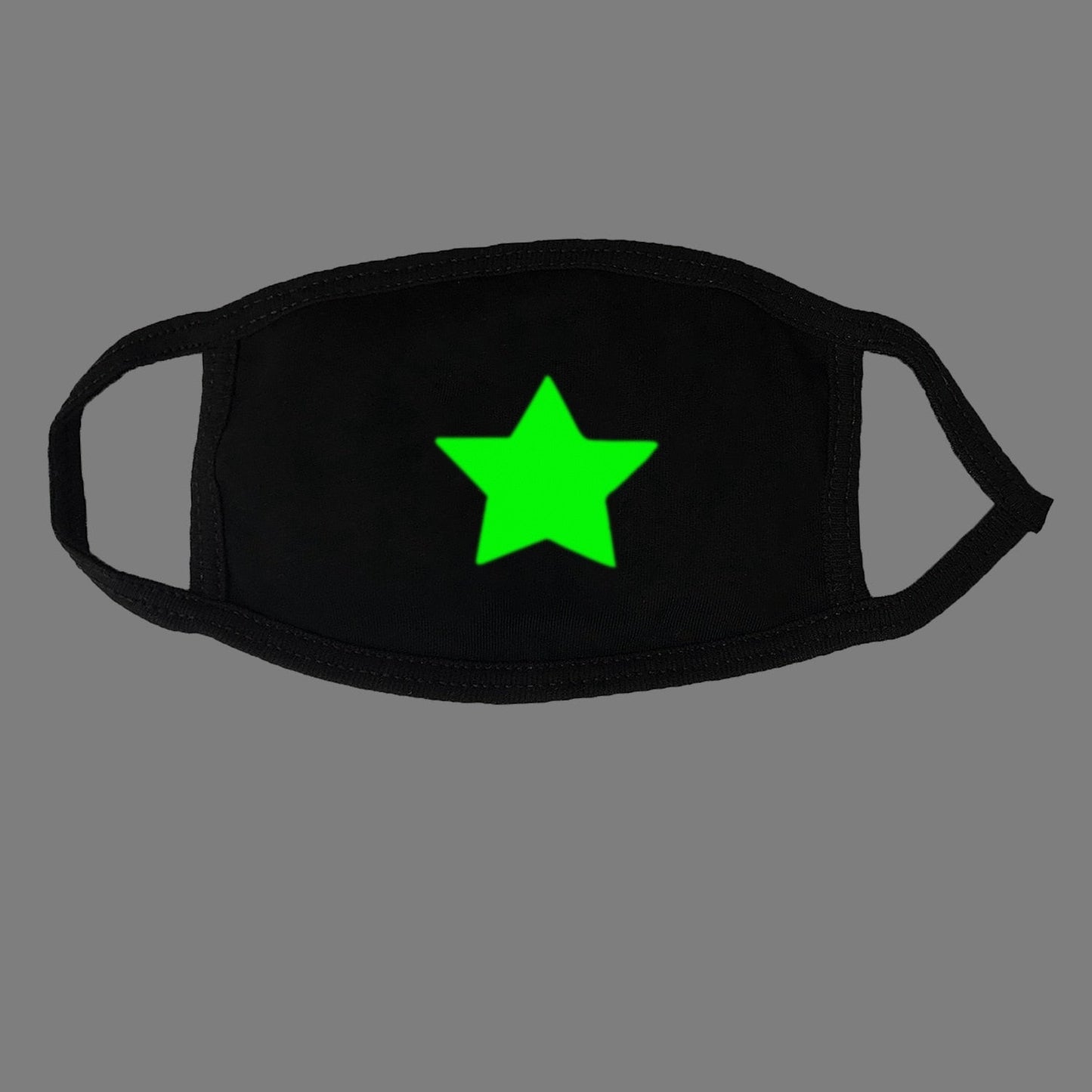 Glow-in-the-Dark Mask for Mouth and Nose Protection