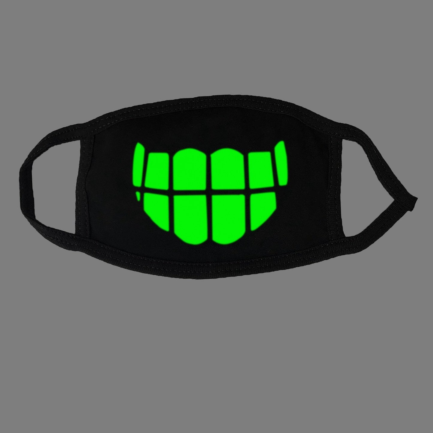 Glow-in-the-Dark Mask for Mouth and Nose Protection