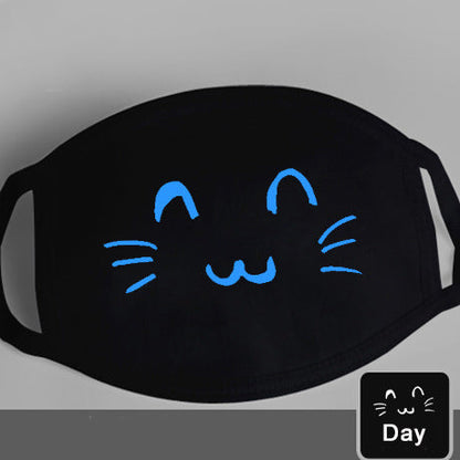 Glow-in-the-Dark Mask for Mouth and Nose Protection